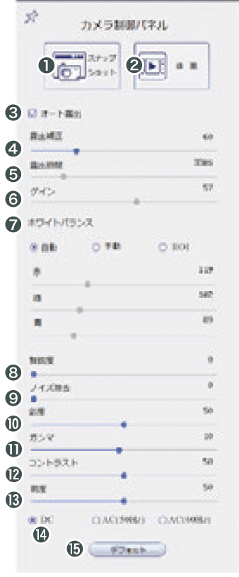 代表的なHDMIモニタ調整機能