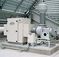 活性炭吸着法排気ガス処理装置